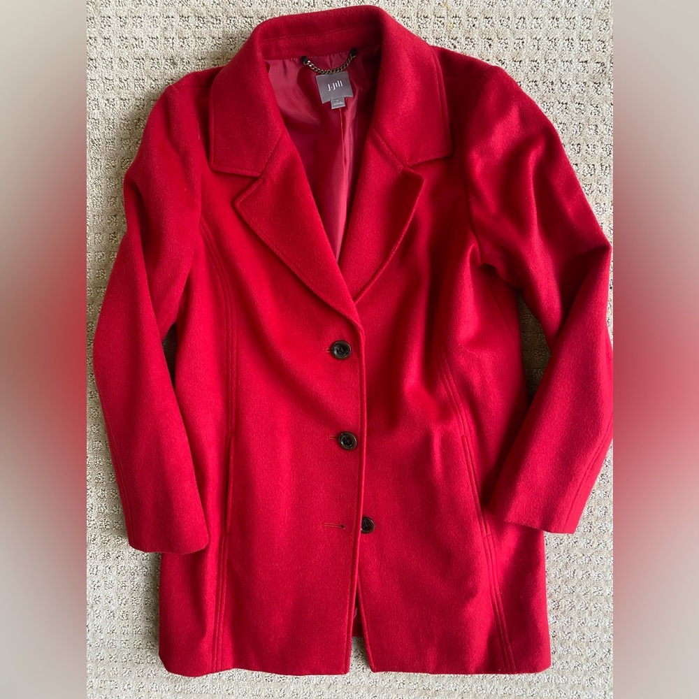 J. Jill Size Small Wool Coat